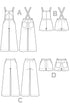 Closet Core Patterns - Jenny Overalls and Trousers